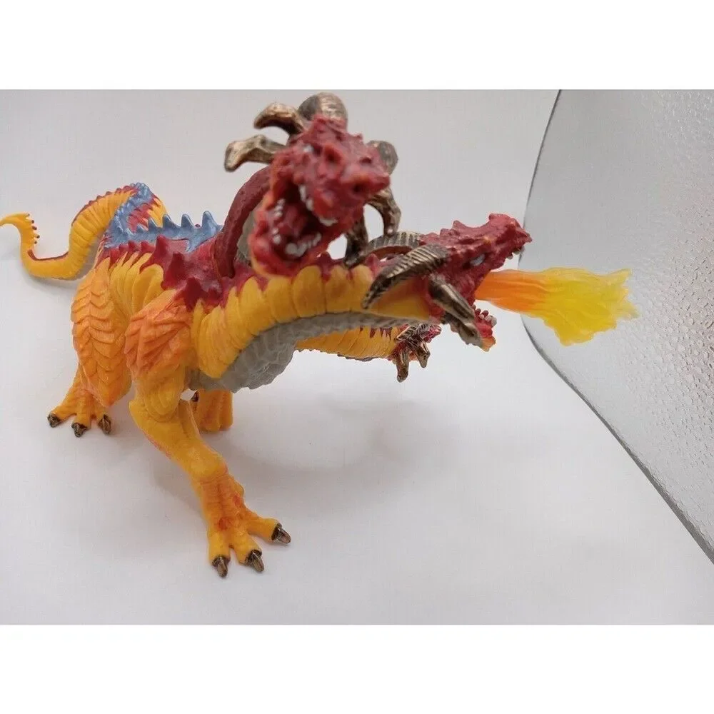 3 Headed Fire Dragon Fantasy Figure Safari Ltd Toys Animals